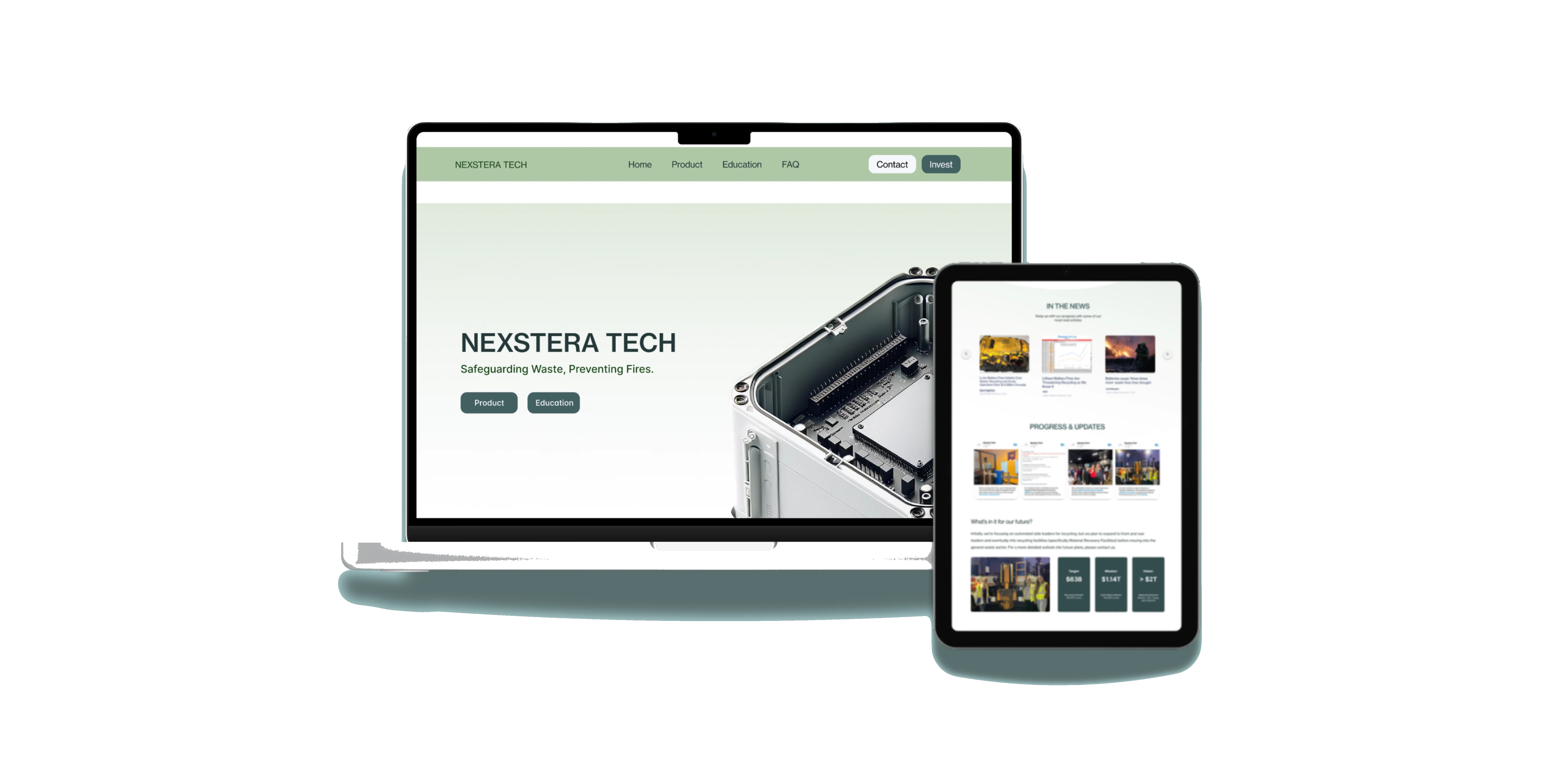 Nexstera Tech website